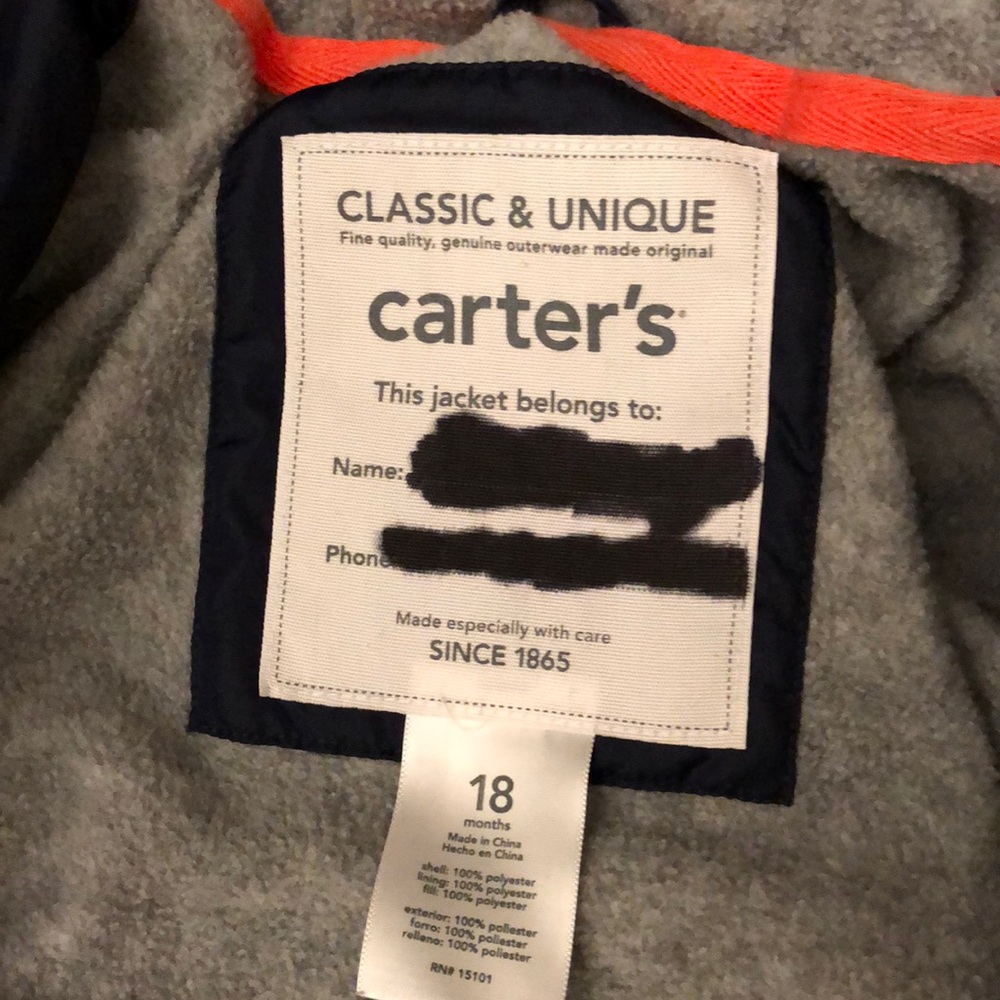 Carter’s Jacket - Picture 2 of 2